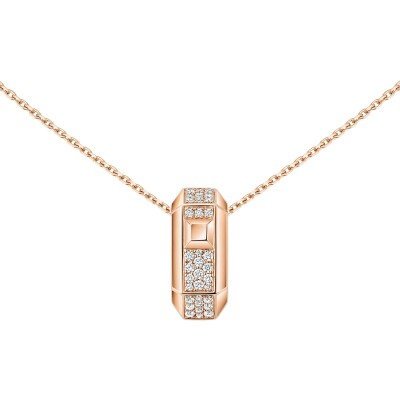 Collier pendentif Messika Moderniste pendentif en or rose et diamant