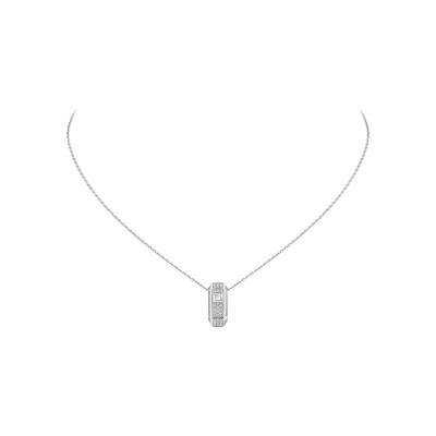 Collier pendentif Messika Moderniste pendentif en or blanc et diamant