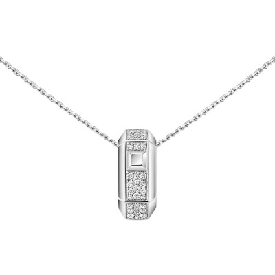 Collier pendentif Messika Moderniste pendentif en or blanc et diamant