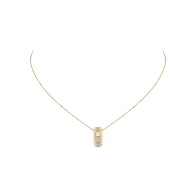 Collier pendentif Messika Moderniste pendentif en or jaune et diamant