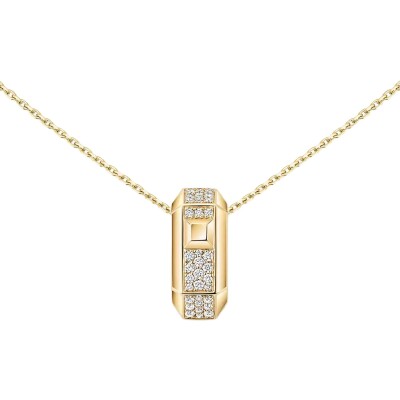Collier pendentif Messika Moderniste pendentif en or jaune et diamant