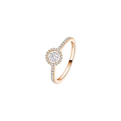 Bague Messika Joy en or rose et diamants 0.25ct