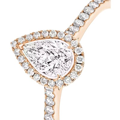 Bague Messika Joy en or rose et diamants