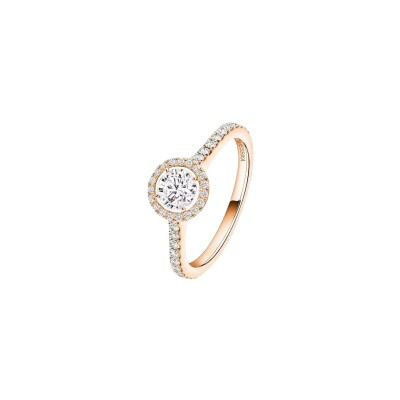 Bague Messika Joy en or rose et diamants 0.40ct