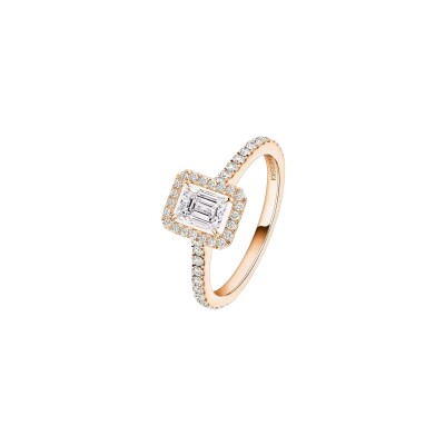 Bague Messika Joy en or rose et diamants 0.40ct