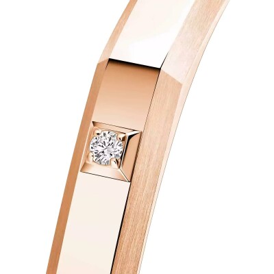 Bracelet Messika Moderniste MM en or rose et diamants