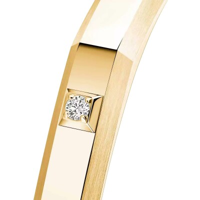 Bracelet Messika Moderniste MM en or jaune et diamants