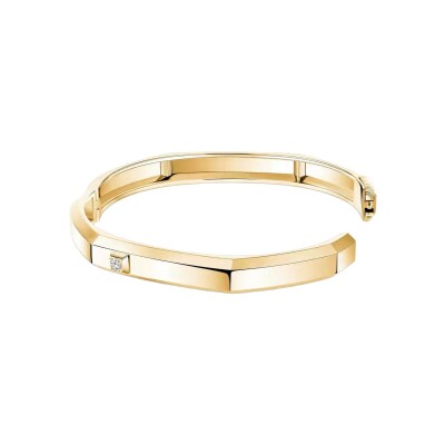 Bracelet Messika Moderniste MM en or jaune et diamants