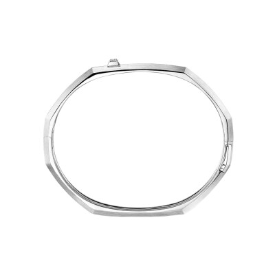 Messika Moderniste bracelet in white gold and diamonds, medium size
