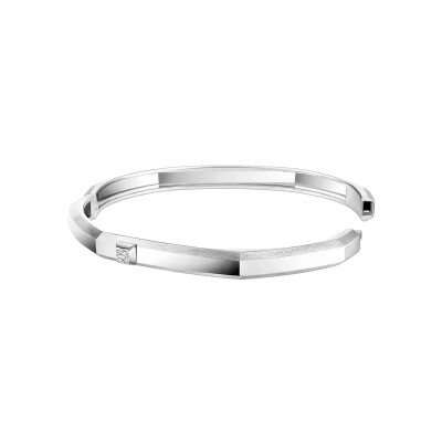 Messika Moderniste bracelet in white gold and diamonds, medium size