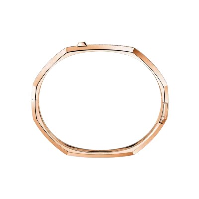 Messika Moderniste pavé bracelet in rose gold and diamonds, medium size