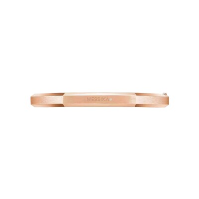 Messika Moderniste pavé bracelet in rose gold and diamonds, medium size