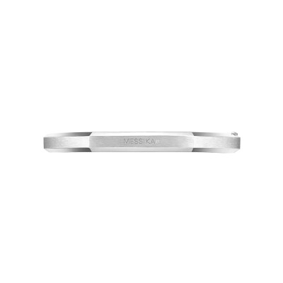 Bracelet Messika Moderniste pavé en or blanc et diamant, moyen modèle
