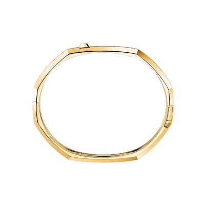 Bracelet Messika Moderniste pavé en or jaune et diamant, moyen modèle