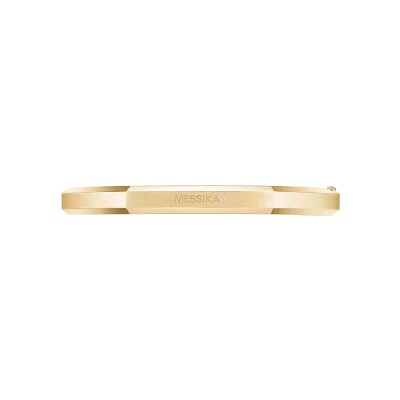 Bracelet Messika Moderniste pavé en or jaune et diamant, moyen modèle
