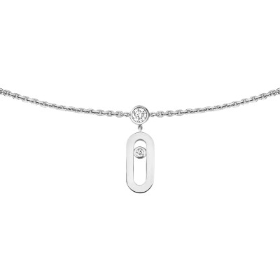 Collier choker Messika Move Uno en or blanc et diamant