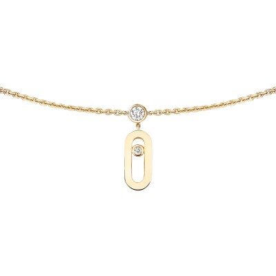 Collier choker Messika Move Uno en or jaune et diamant