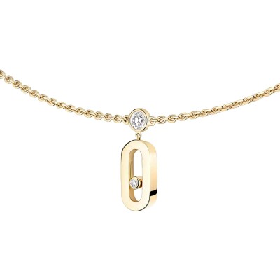 Collier choker Messika Move Uno en or jaune et diamant