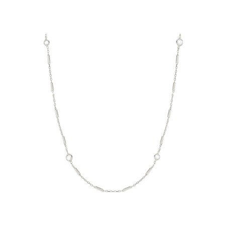 Collier Nomination Italy Bella en argent et oxydes de zirconium