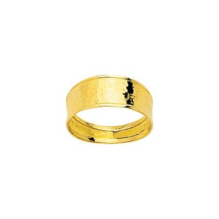 Bague froisée en or jaune