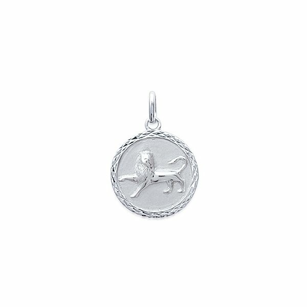 Pendentif en argent rhodié