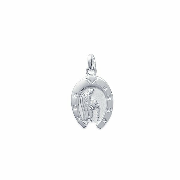 Pendentif en argent rhodié