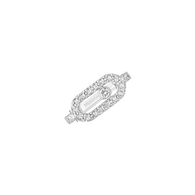 Earcuffs Messika Move Uno pavé en or blanc et diamant