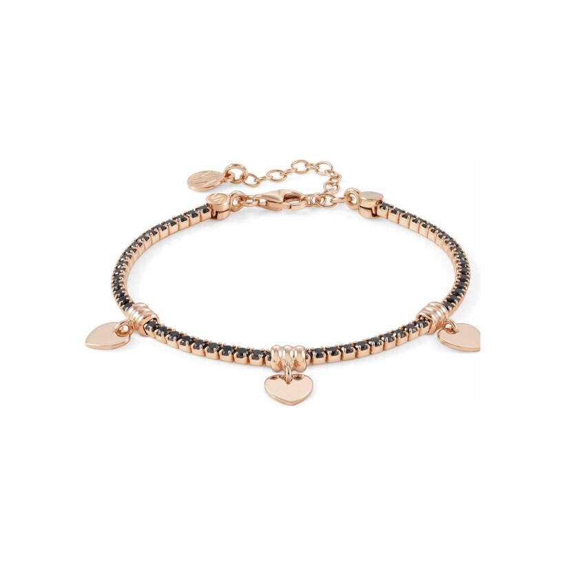 Bracelet Nomination Italy Chic & Charm en argent, or rose et oxydes de zirconium