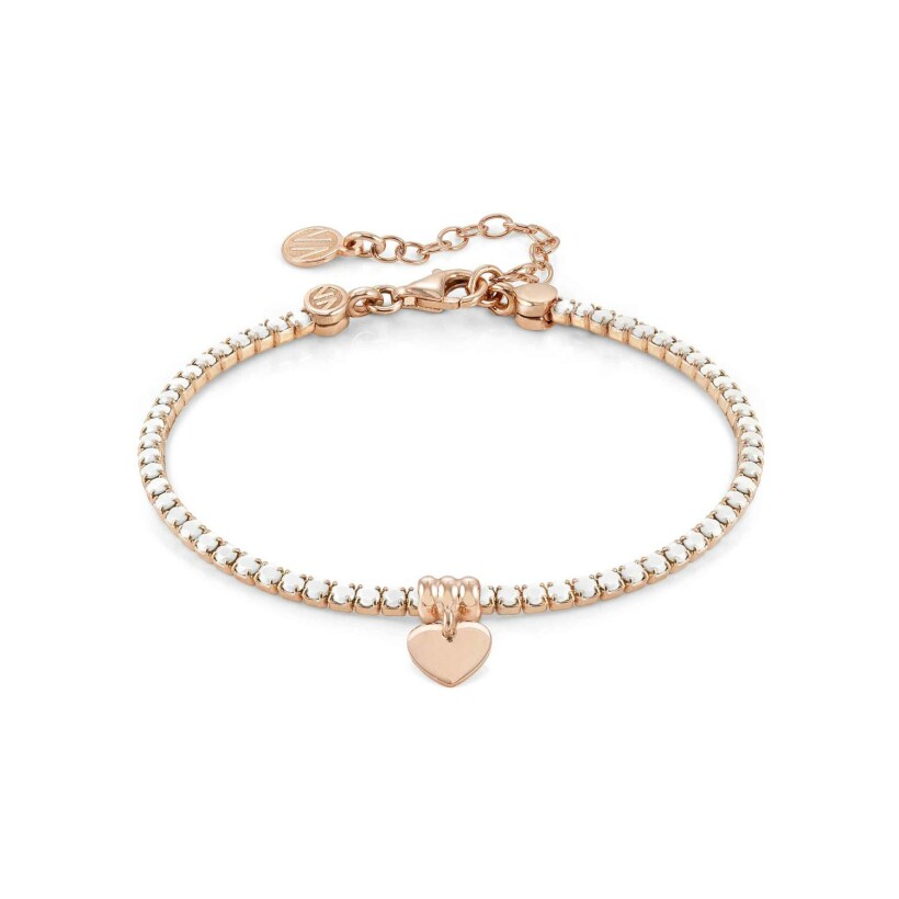 Bracelet Nomination Italy Chic & Charm en argent, or rose et oxydes de zirconium