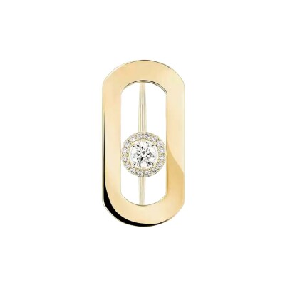 Broche Messika So Move en or jaune et diamant