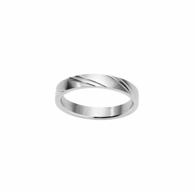 Bague Phebus en acier, taille 62