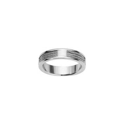 Bague Phebus en acier, taille 64