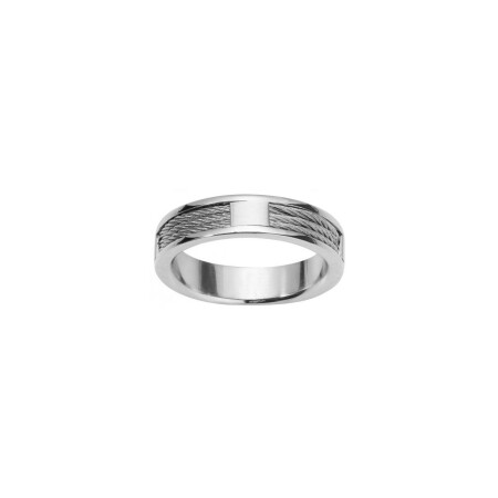 Bague Phebus en acier, taille 64