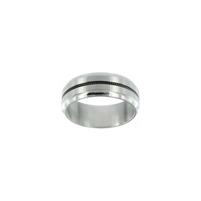 Bague Phebus en acier, taille 60