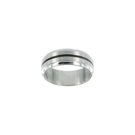 Bague Phebus en acier, taille 64