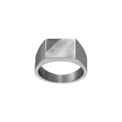 Bague Phebus en acier, taille 60