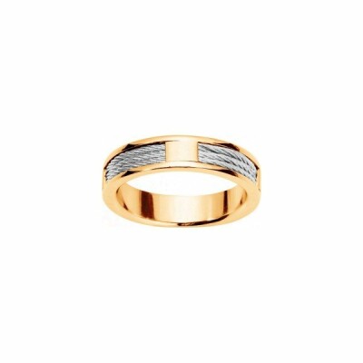 Bague Phebus en acier, taille 62