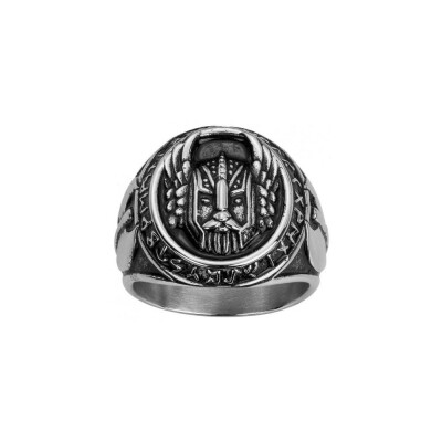 Bague Phebus en acier, taille 68