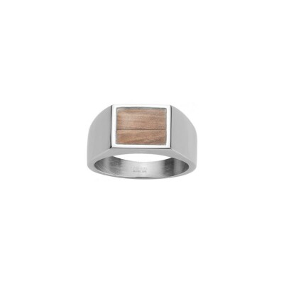 Bague Phebus en acier, taille 58