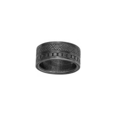 Bague Phebus en acier, taille 54