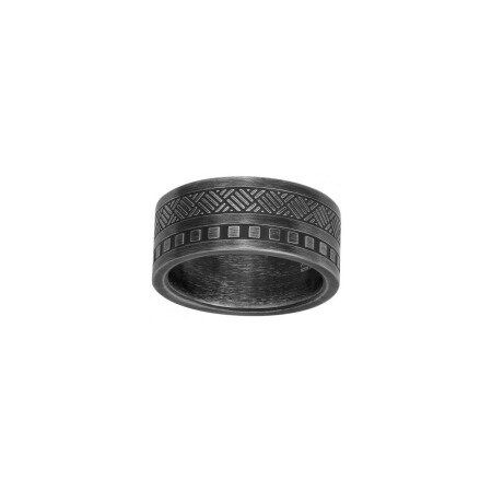 Bague Phebus en acier, taille 64