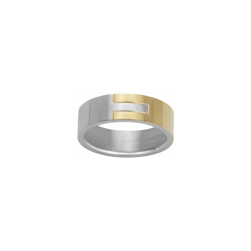 Bague Phebus en acier, taille 60