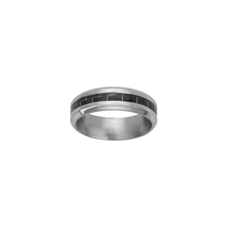 Bague Phebus en acier, taille 64