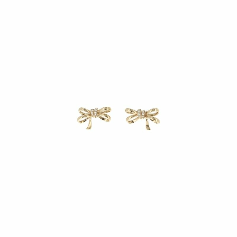Rattrapantes earrings, in yellow gold and diamonds