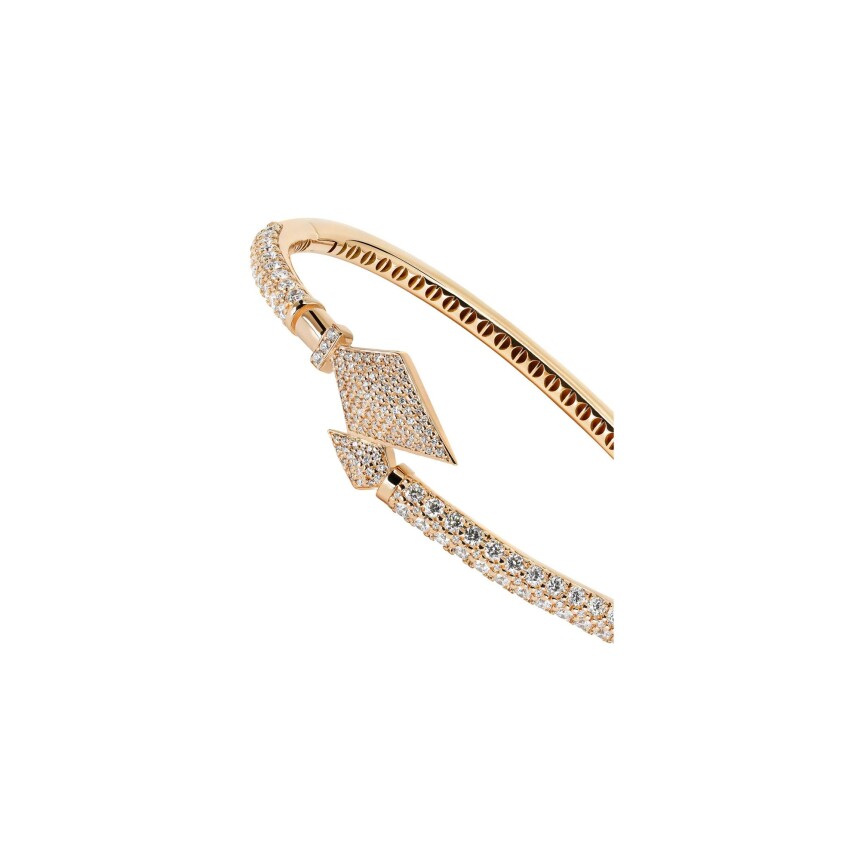 Bracelet Fullord Masaï en or rose et diamants