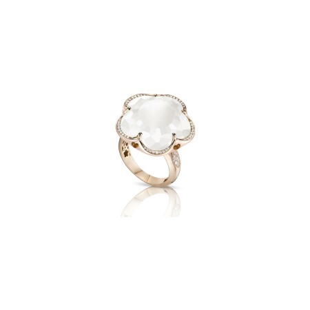 Bague Pasquale Bruni Bon Ton en or rose, quartz et diamants