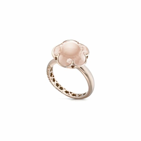 Bague Pasquale Bruni Bon Ton en or rose et quartz rose