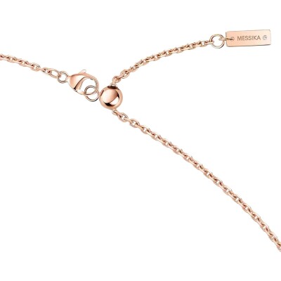 Messika Move Romane pendant necklace in rose gold and diamonds, large model