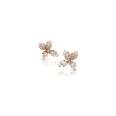 Pasquale Bruni Giardini Segreti earrings in rose gold and diamants