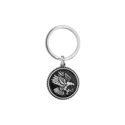 Porte-clefs aigle en acier